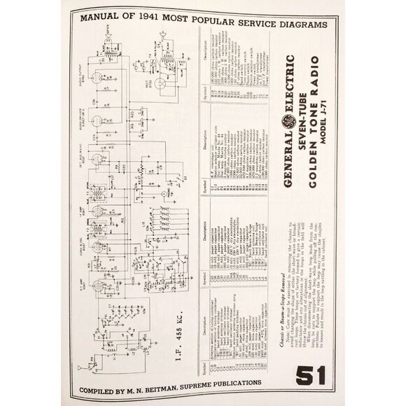 1941 Radio Diagrams Most Often Needed PB Manual Servicing Information Vol 4 DWR5 - Picture 7 of 8
